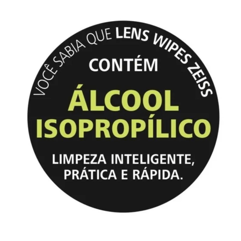 Kit ZEISS Lens Wipes Zeiss C/ 120 Lenços Umedecidos