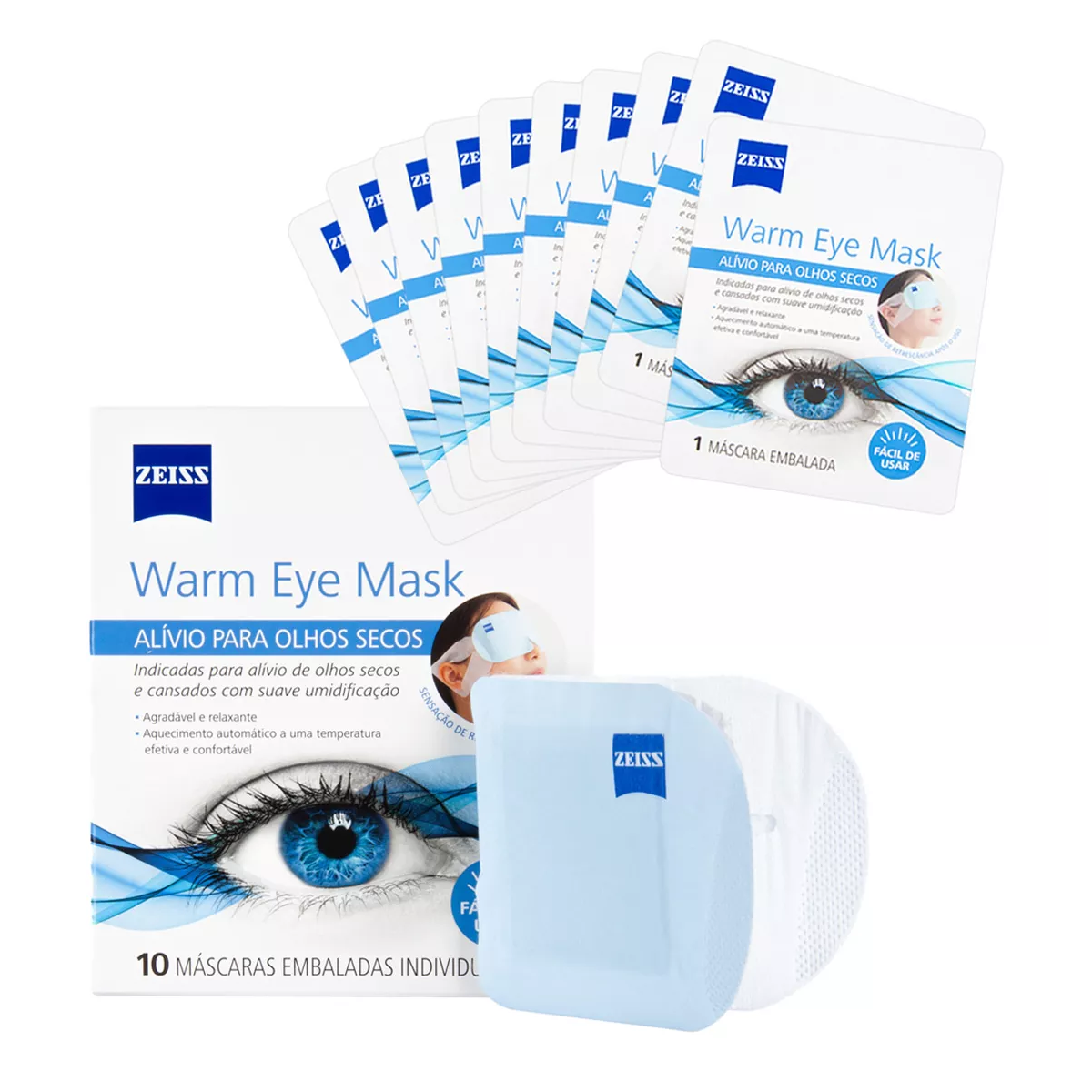 Zeiss Warm Eye Mask 10 Unidades