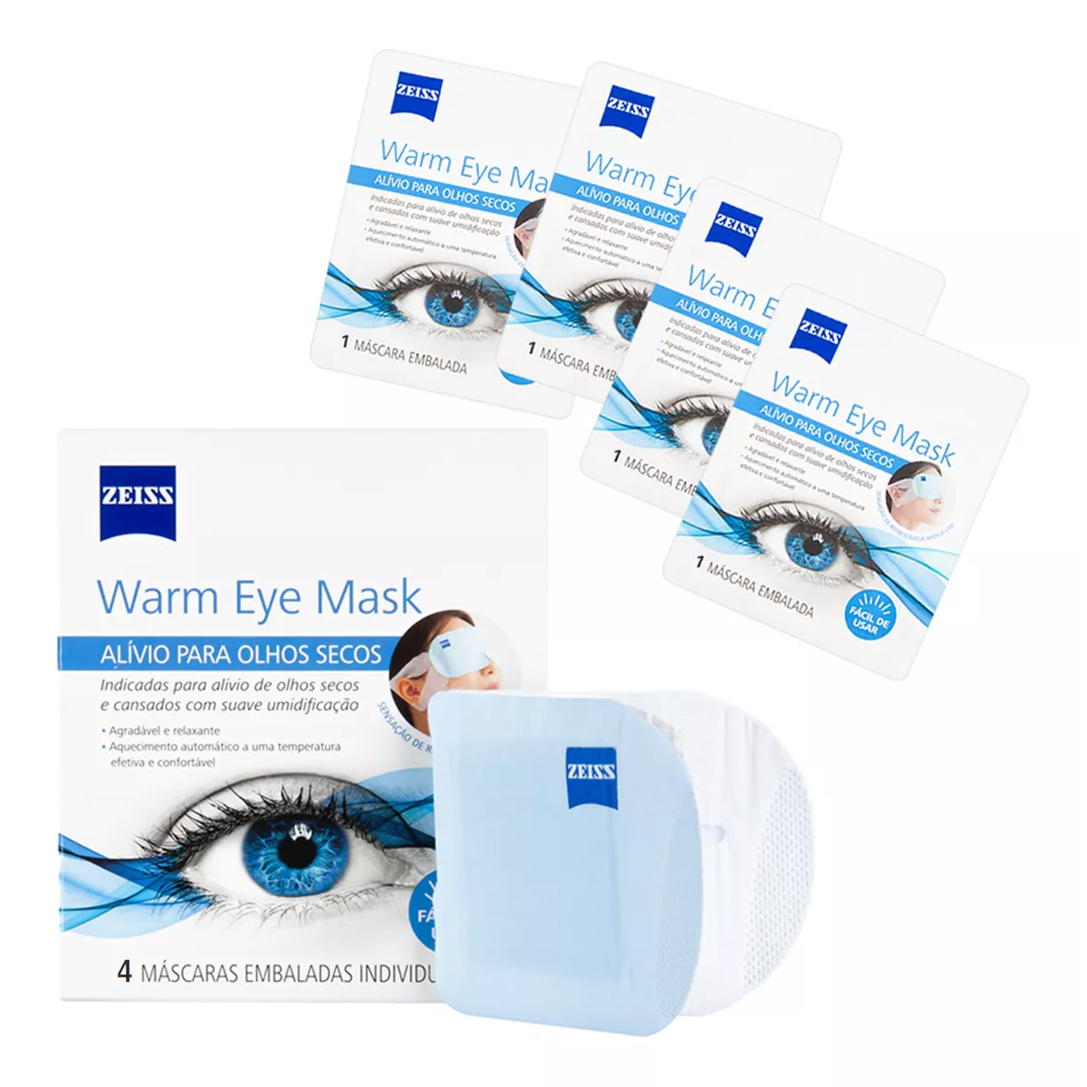Zeiss Warm Eye Mask 4 Unidades