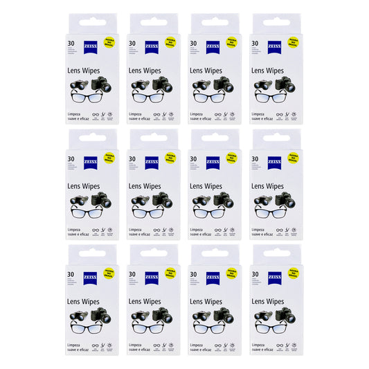 Kit ZEISS Lens Wipes Zeiss C/ 360 Lenços Umedecidos